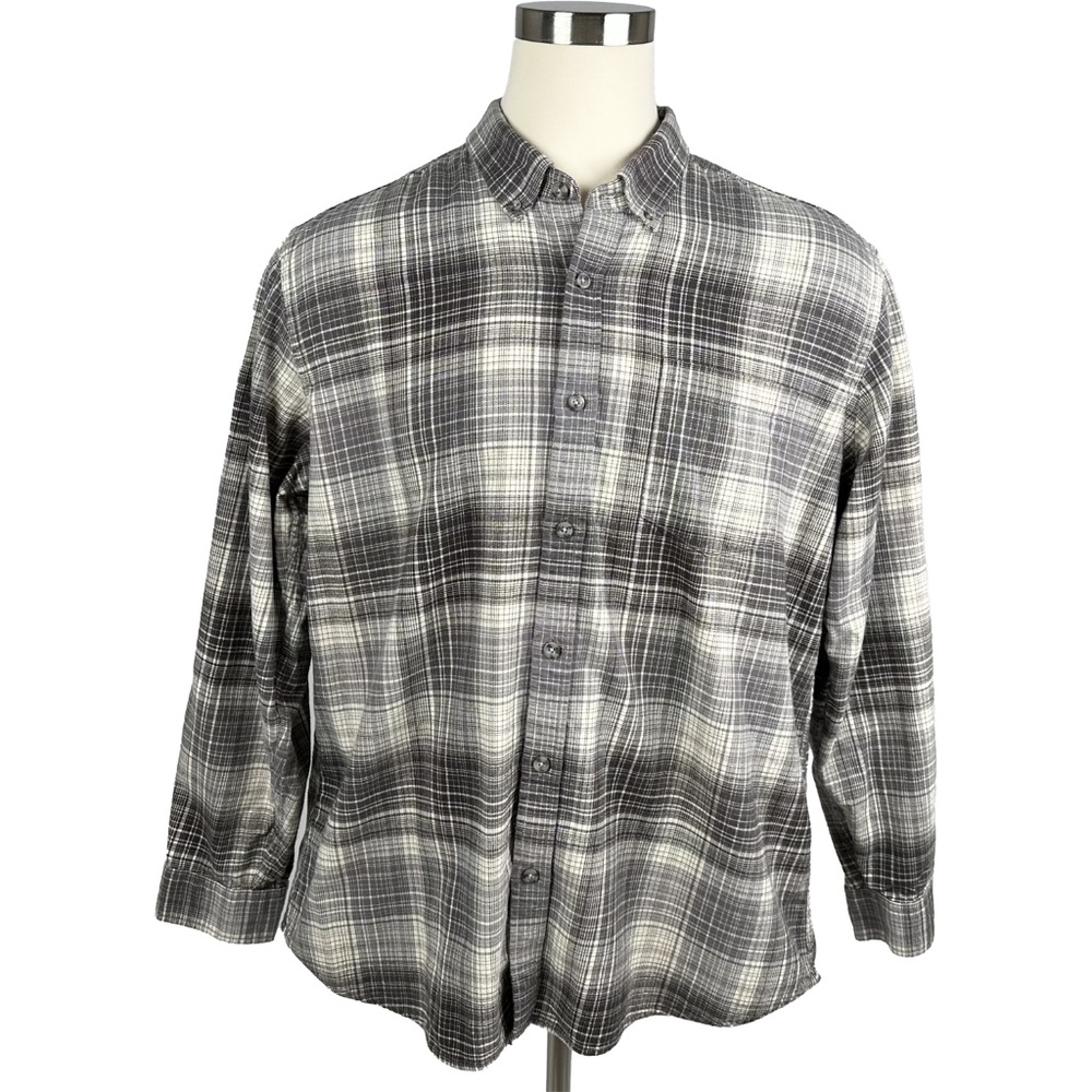 Eddie Bauer Heavy Flannel Shirt (XL)